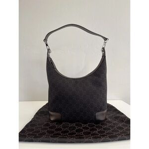 Gucci Brown Monogram Shoulder Bag